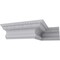 Ekena Millwork 13"H x 10 1/2"P x 16 5/8"F x 94 1/2"L Egg & Dart Acanthus Crown Moulding MLD13X10X16EG - alternate 6